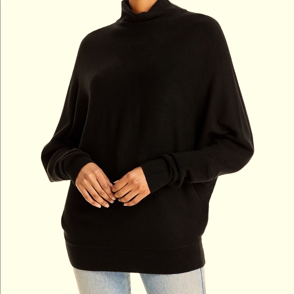 NWOT French Connection Babysoft Funnel Neck
